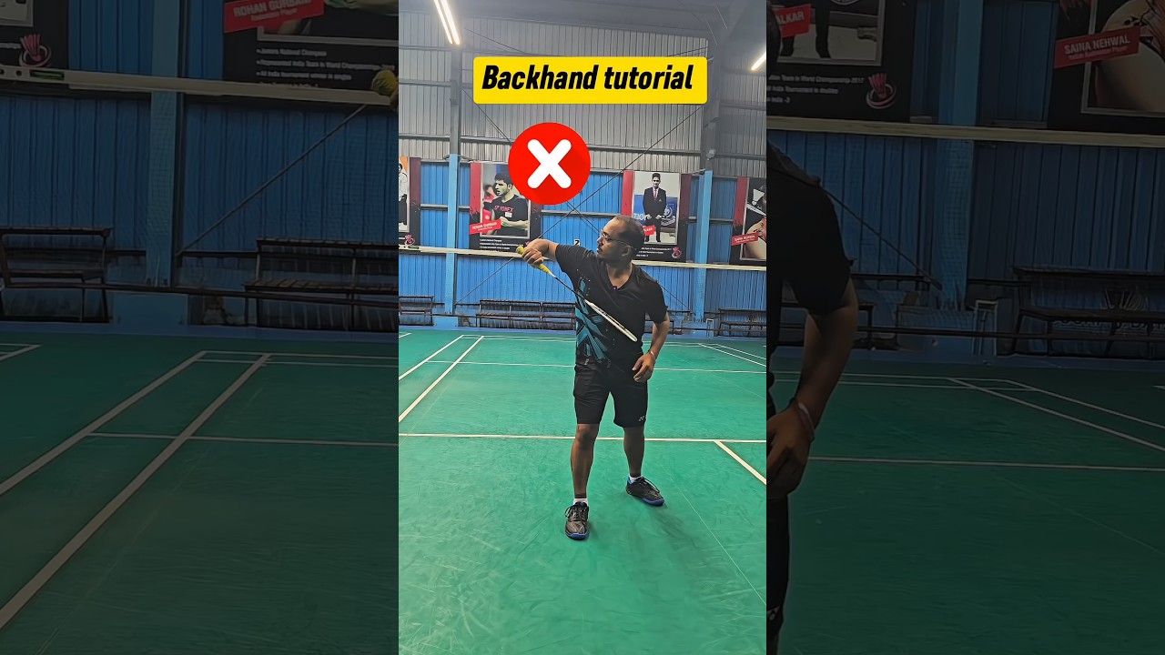 Backhand tutorial 🏸