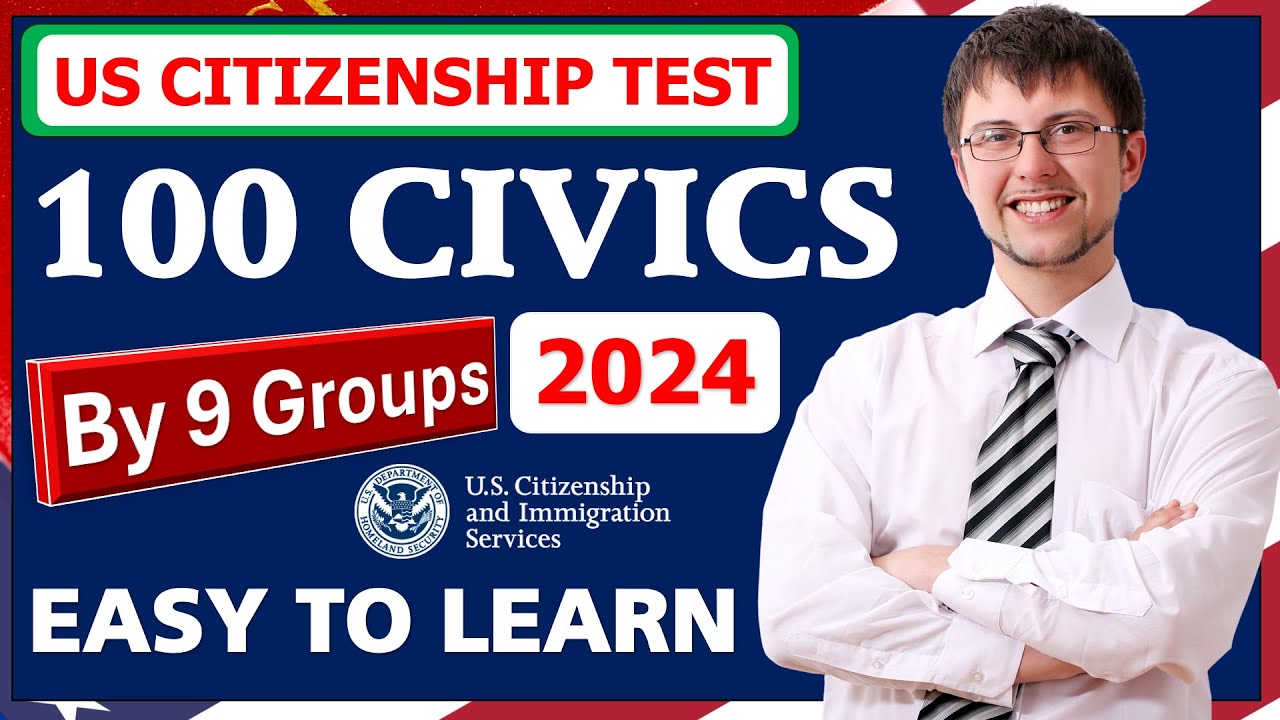 Master EASILY the 100 Citizenship Questions by Groups for US