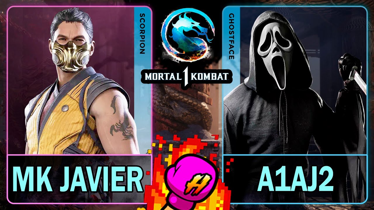 MK1 MK Хавьер (Скорпион) против A1AJ2 (Призрачное лицо)🥊Mortal Kombat 1🥊4K 60ᶠᵖˢ