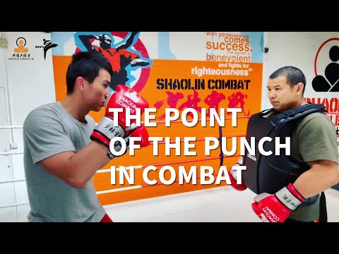 The point of the punch in cambot.