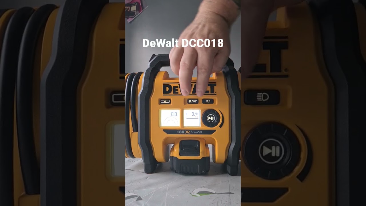 DeWalt DCC018 changing Screen to PSI Bar or KPA