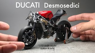 Building Tamiya 1/12 Ducati Desmosedici Scale Model Custom