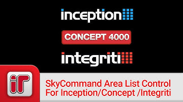 SkyCommand Area List Control For Inception/Concept/Integriti