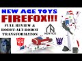 NewAge H45 Firefox (G1 Jetfire / Skyfire) - Full Review & Complete Transformation