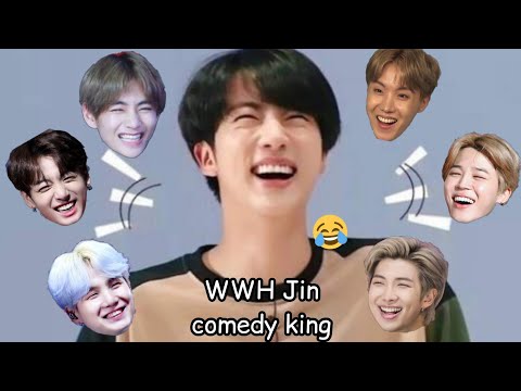 WWH Jin making bts laugh / try not to laugh