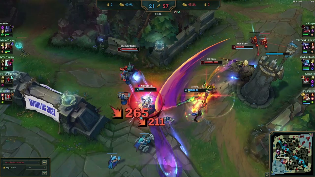 C9 Perkz on Vex Kills 19 - Game Highlights - Worlds 2021 Bootcamp