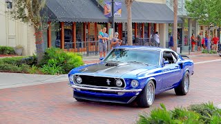 Classic/Muscle Cars Cruising out of Eustis Classic Car Show - June 2023