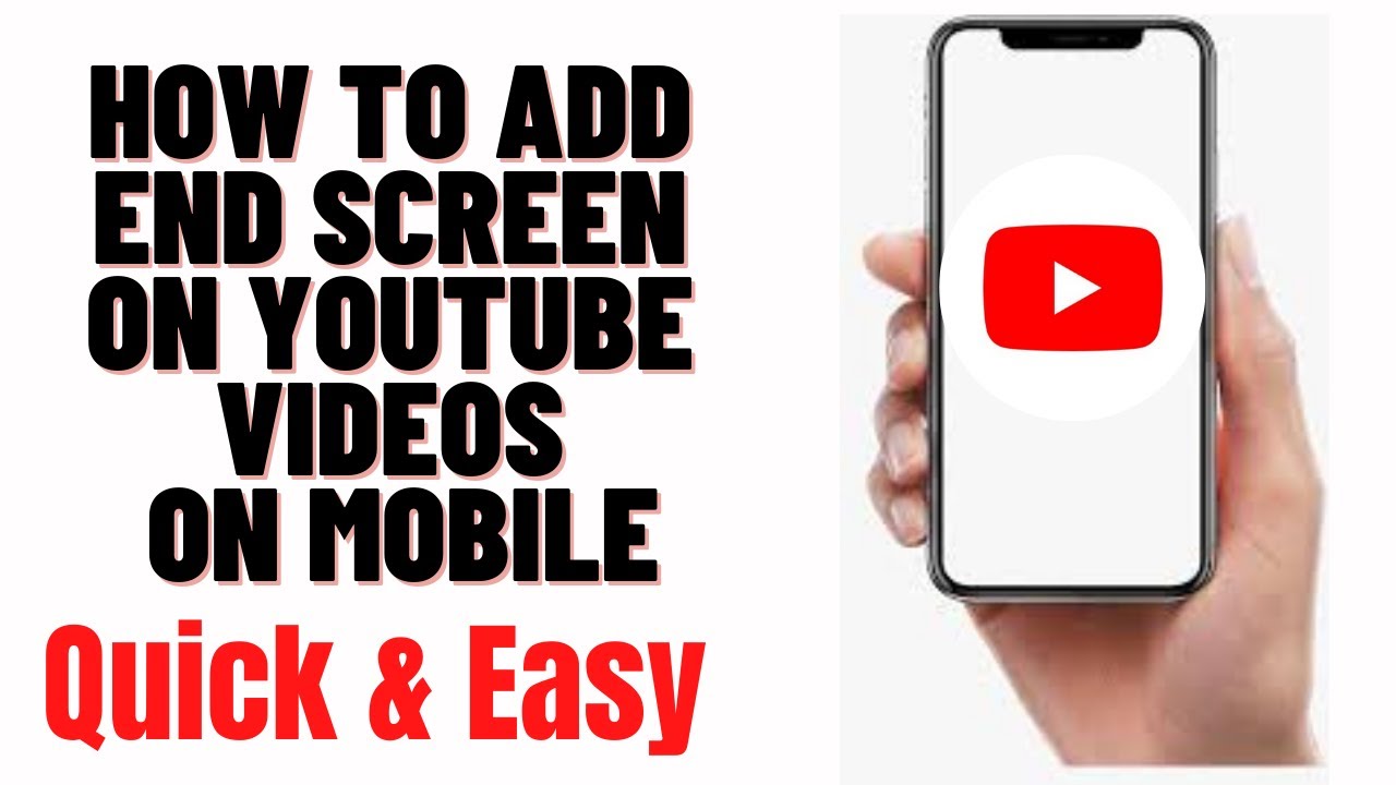 How to Add End Screen to  Videos on iPhone & Android