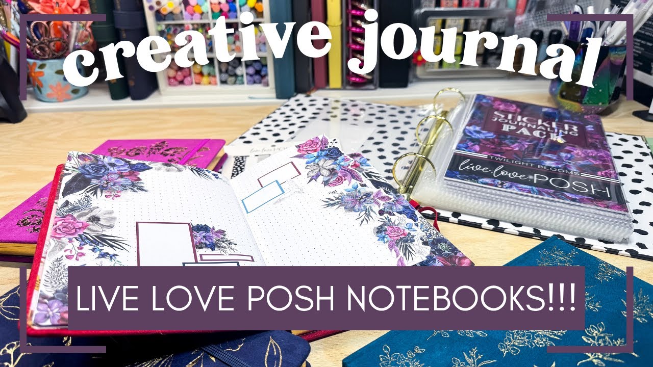 Creative Journal Setup October 2025 [NOTEBOOKS from Live Love Posh!]