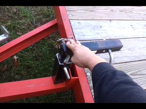 Finished homemade winch mount. - YouTube