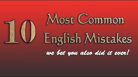 Common mistakes in English | Homophone(same pronunciation) word mistakes | Homonyms