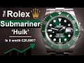 Rolex Submariner Green ‘Hulk’ (116610LV) Review & Unboxing | Is the Rolex Hulk worth £20,000?