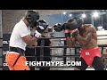 SPAR WARS! LORENZO SIMPSON VS. DENIS DOUGLIN SPARRING; THROWING HEAT FOR 6 ROUNDS OF GOOD WORK