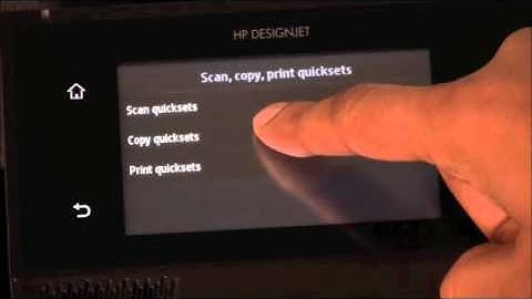 HP Designjet T3500 Production eMFP How to Use Video Series - Making a Copy