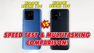 Xiaomi Redmi 12C vs Xiaomi Redmi 10C Speed Test And Multi - Tasking Comparison!