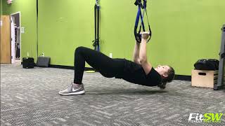 Suspended TRX Bent Knee Inverted Row - Exercise Demo screenshot 2