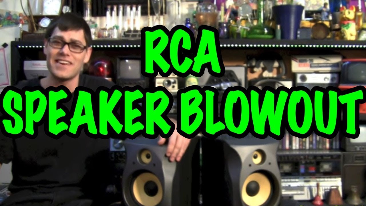 Speaker Blowouts Rca Bookshelf Speakers Youtube