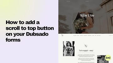 How to Add a Scroll to Top Button in Your Dubsado Forms for Better Client Experience #dubsado