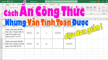 Hướng Dẫn Cách ẨN Công Thức Nhưng Vẫn TÍnh Toán Được Trong EXCEL | ẨN Công Thức Trong Excel 365