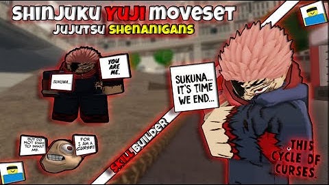 *Shinjuku Yuji* Moveset using SKILL BUILDER... | Jujutsu Shenanigans