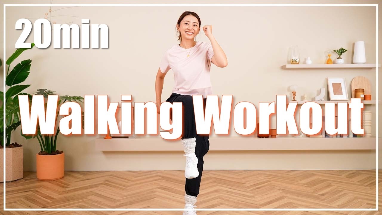 20 Min Walking Workout at Home | Low Impact, No Jumping, Beginner ...