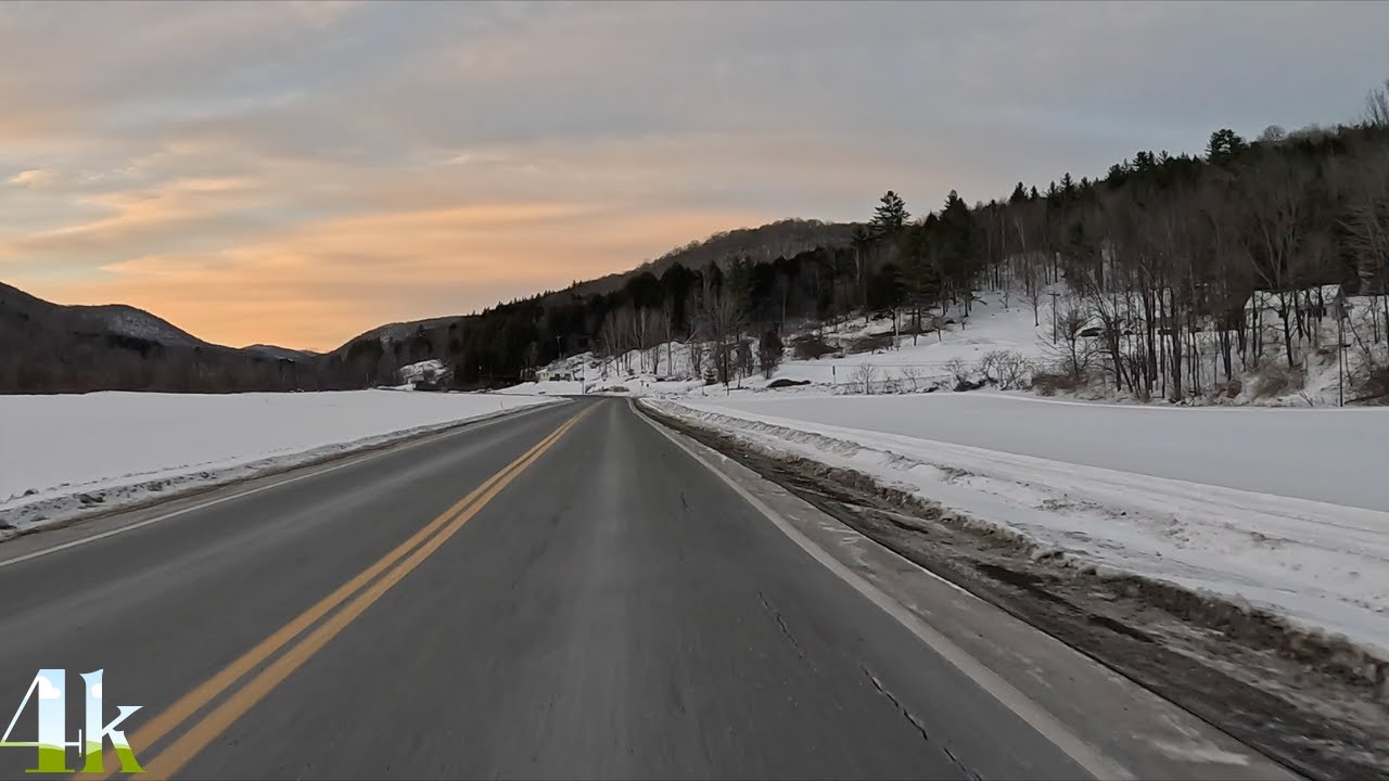 Scenic Drive Through the Green Mountains From Killington to Middlebury, Vermont Part I of II (4K)