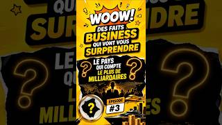 Ce pays abrite 1 milliardaire sur 3 🤯 #shorts