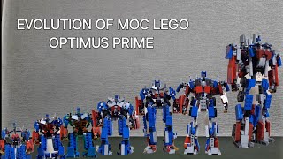 Evolution Of Moc Lego Transformers Optimus Prime