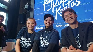 Amanda Manopo, Reza Arap, dan Chicco Kurniawan Cerita Soal Film Kupu Kupu Kertas