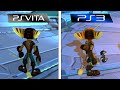 Ratchet &amp; Clank Full Frontal Assault (2012) PS Vita vs PS3 (FPS + Graphics Comparison)