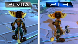 Ratchet &amp; Clank Full Frontal Assault (2012) PS Vita vs PS3 (FPS + Graphics Comparison)