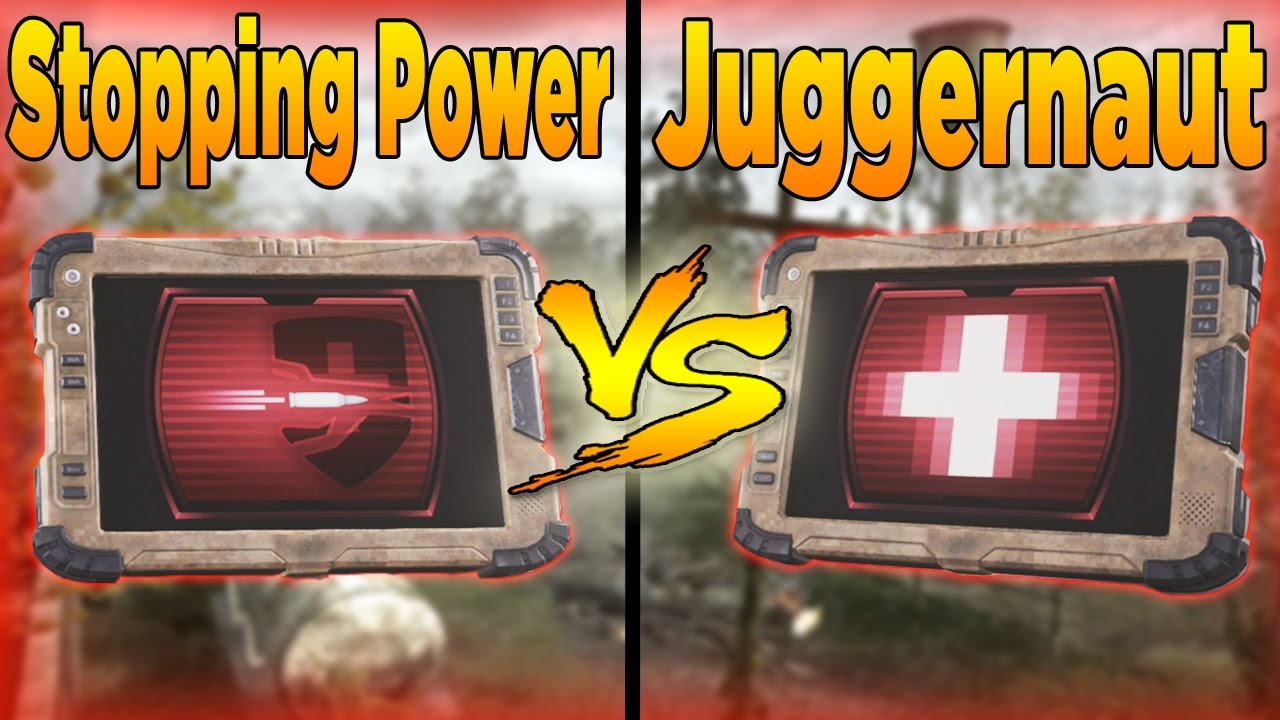 Stopping Power Vs Juggernaut Call Of Duty Modern Warfare Remastered Perk Versus