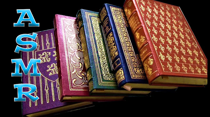 ASMR: Scratching and Tapping Leather-Bound Books.(No Talking)