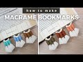 DIY Macrame Bookmarks / How To Make Macrame Bookmarks Using Paper Clips