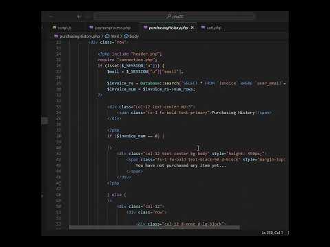 Design a responsive purchase history page using html css javascript and bootstrap (35)