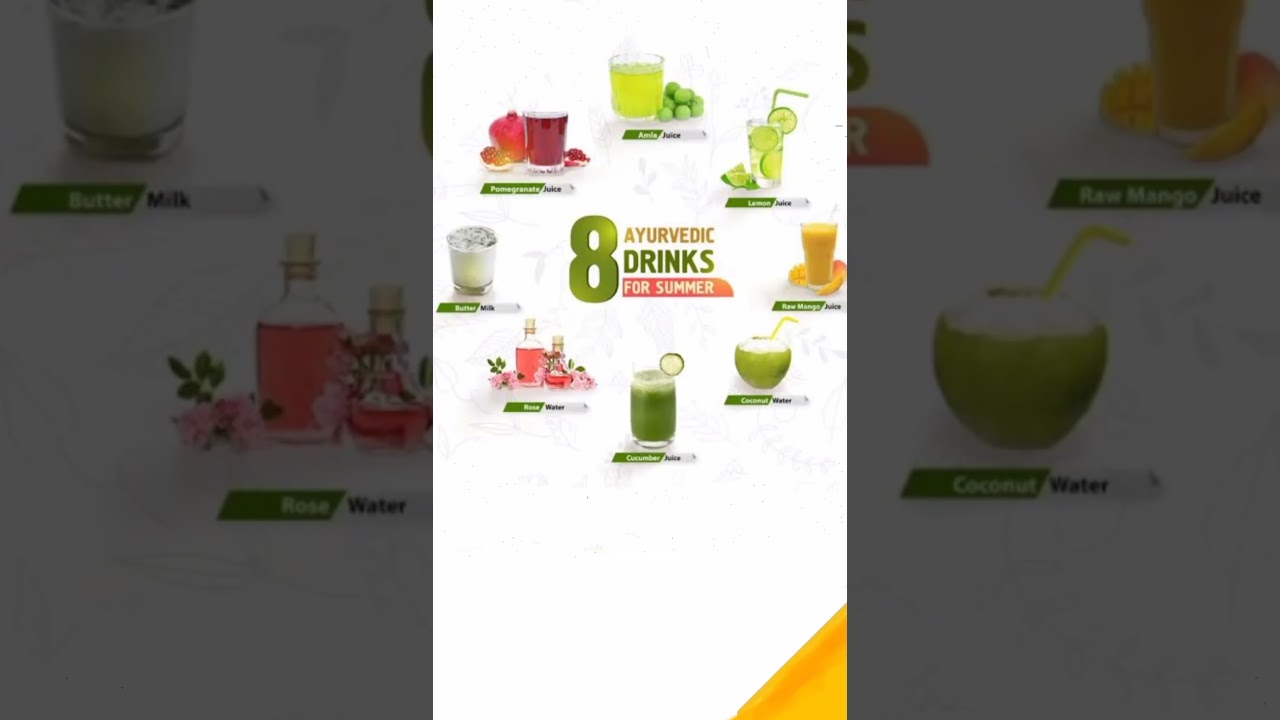 8 SUMMER COOLING DRINKS#8 AYURVEDIC DRINKS FOR SUMMER 