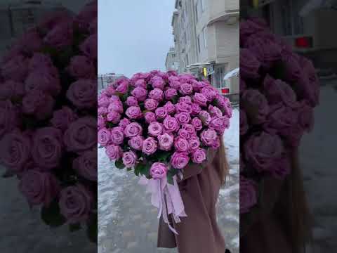 101 РОЗА МЕТРОВАЯ - КУПИТЬ РОЗЫ - Видео Обзор Букетов - ДОСТАВКА ЦВЕТОВ ДНЕПР - ДОСТАВКА РОЗ ДНЕПР