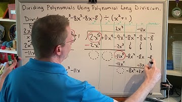 Dividing Polynomials Using Polynomial Long Division (Part 3)