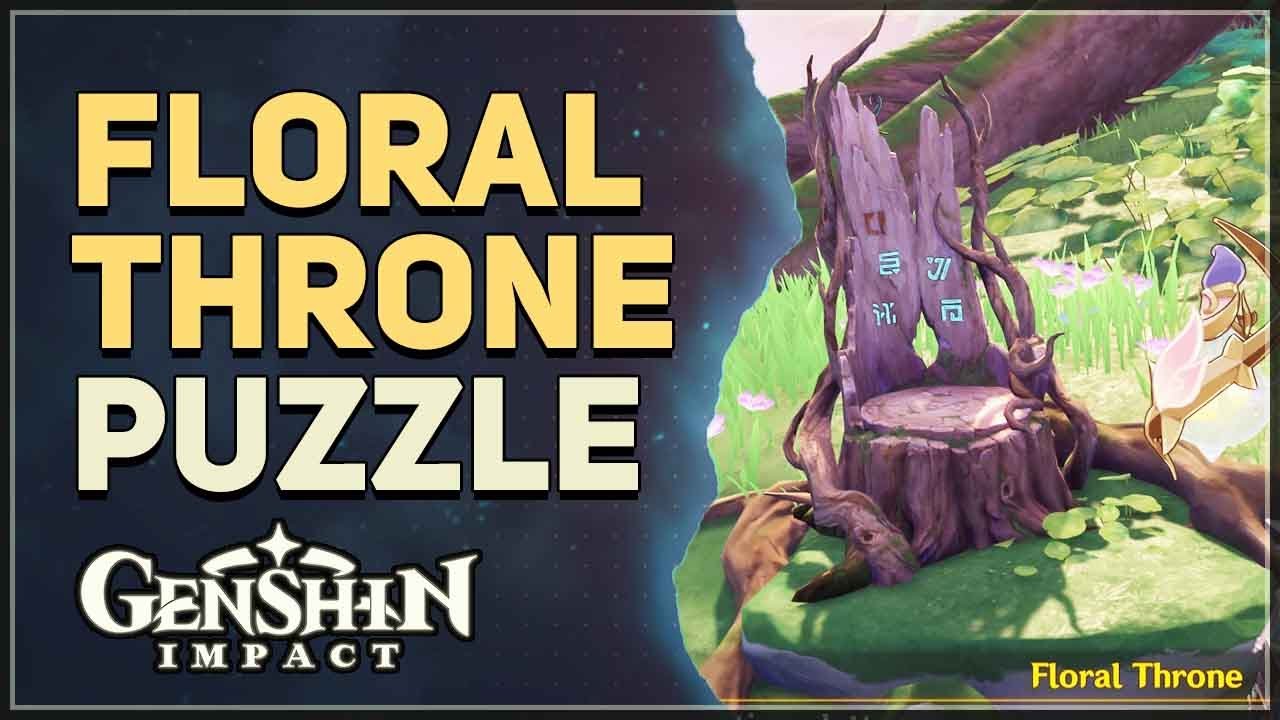 Floral Throne Puzzle Genshin Impact 