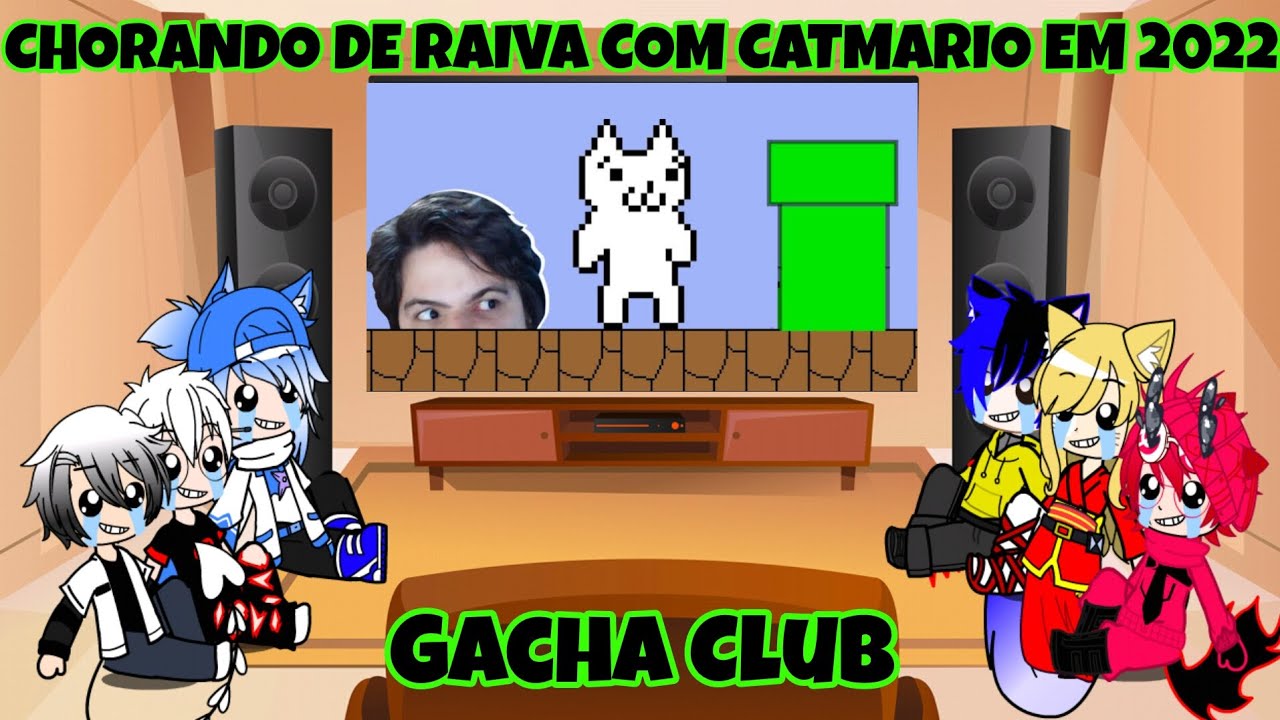 React @Jazzghost CHORANDO DE RAIVA COM CATMARIO EM 2022 Gacha Club