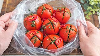 So lecker, statt normaler Tomaten! Sehr einfach und schnell, drei Rezepte für eingelegte Tomaten