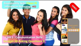 Class 9 Information Technology Employability Skills 402 Session 10 Asking Questions II in HINDI screenshot 5