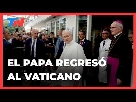 Pope Leo XIV returned to the Vatican after lung cancer surgery