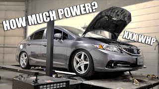 How much POWER does a Stock Civic Make? // DYNO TESTED