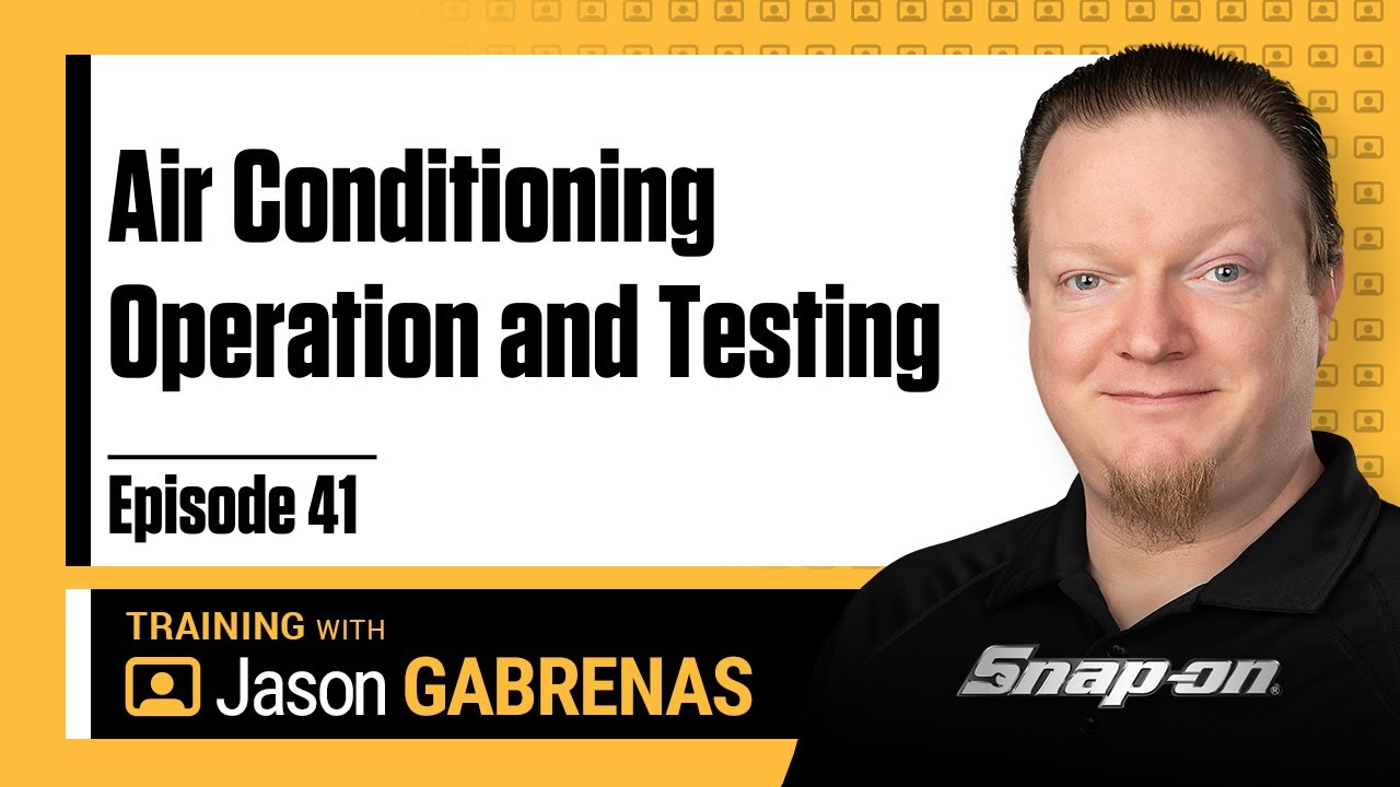 Snapon Live Training Episode 41 Air Conditioning Operation and