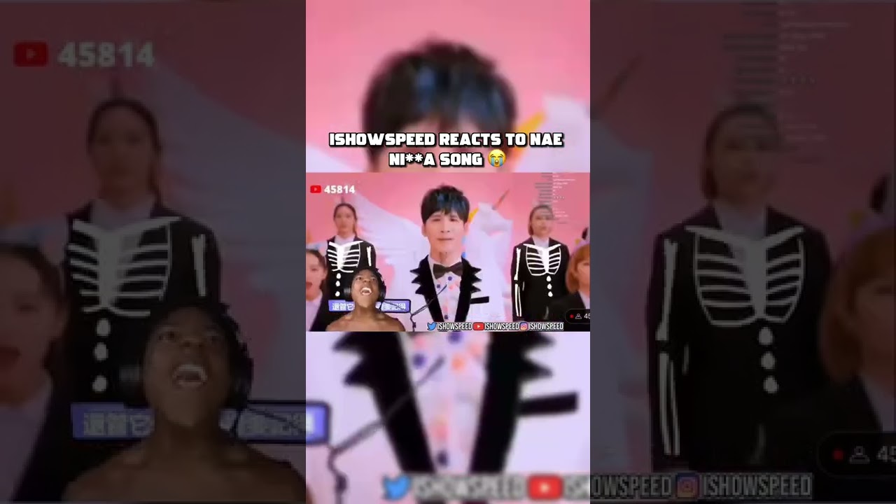 IShowSpeed reacts to Nae Ni**a Song 😭 #fyp #ishowspeed #speed #foryou #fypシ