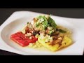 Philippine Grilled Watermelon and Pork Belly Salad with Watermelon Rind Relish