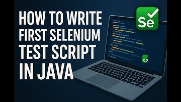 How to write first selenium test script in java
