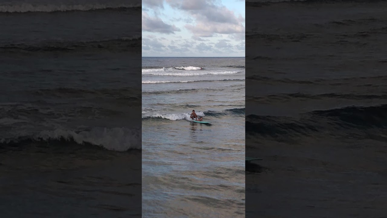 kai and sunny tandem surfing