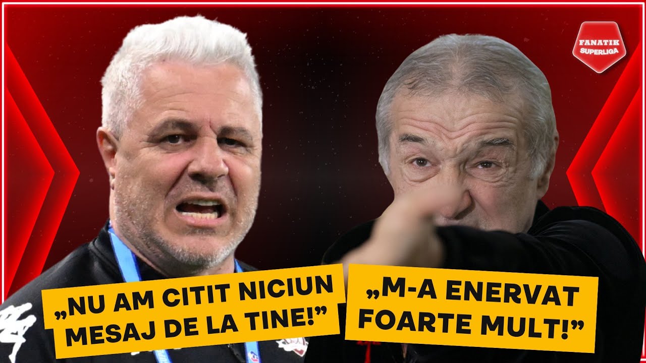 Razboiul MESAJELOR NECITITE intre Gigi Becali si Marius Sumudica